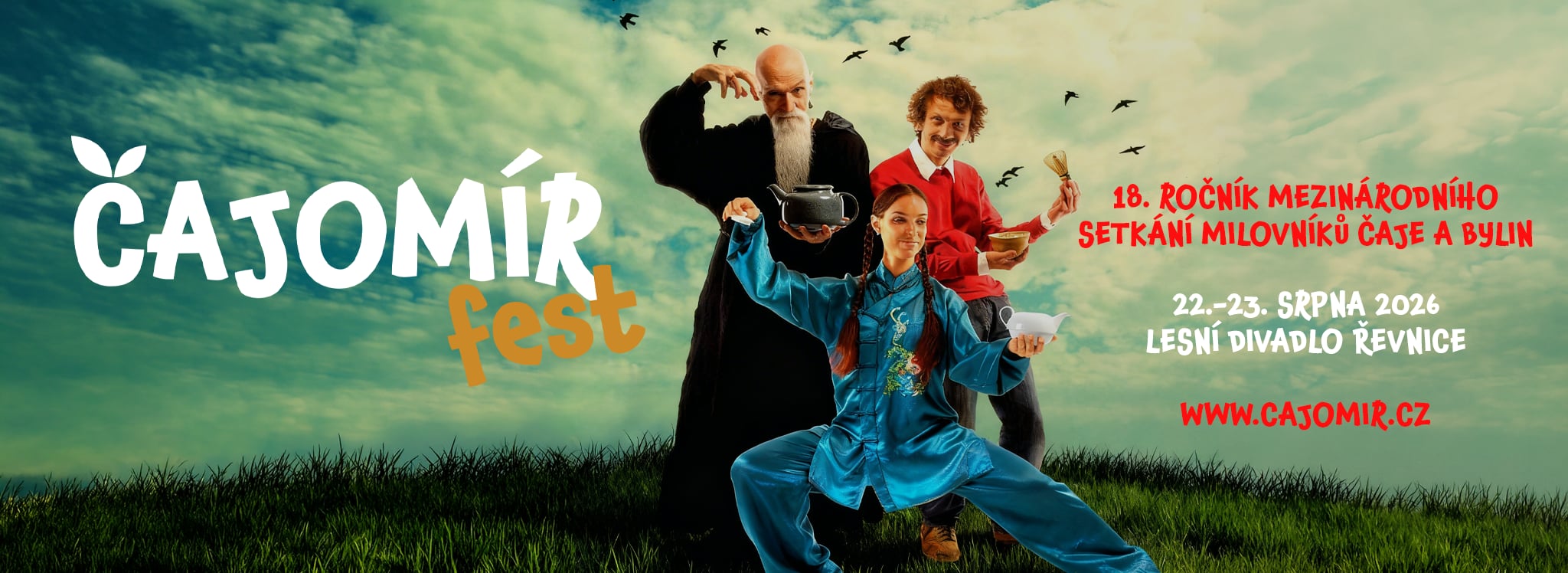 Čajomir fest 2026 - banner